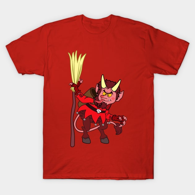 I'm Krampus dam it T-Shirt by richhwalsh